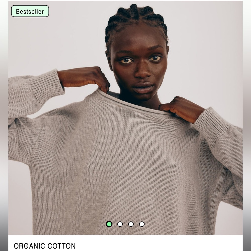 Organic Basics True Knit Sweater NWT